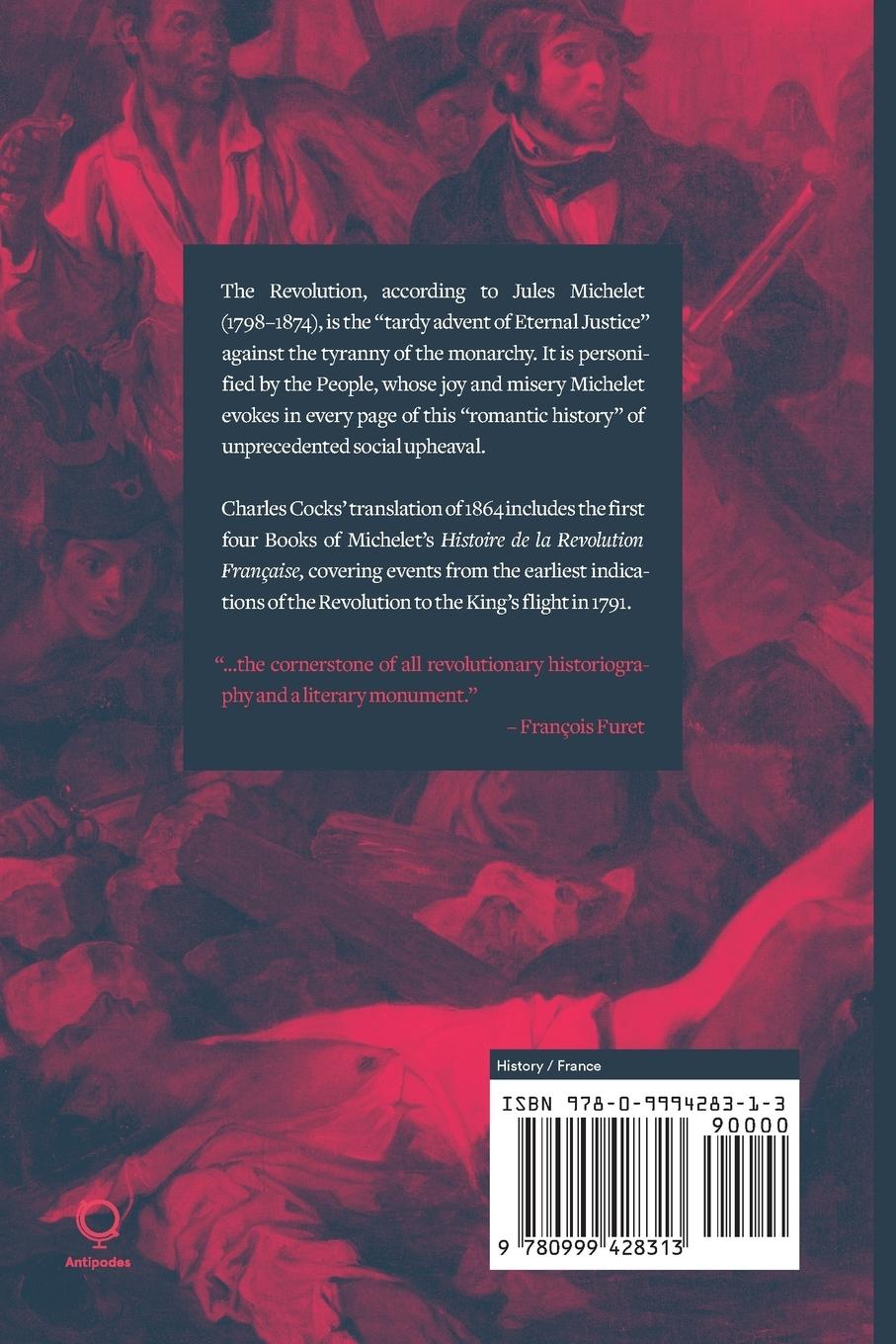 Rückseitencover History of the French Revolution