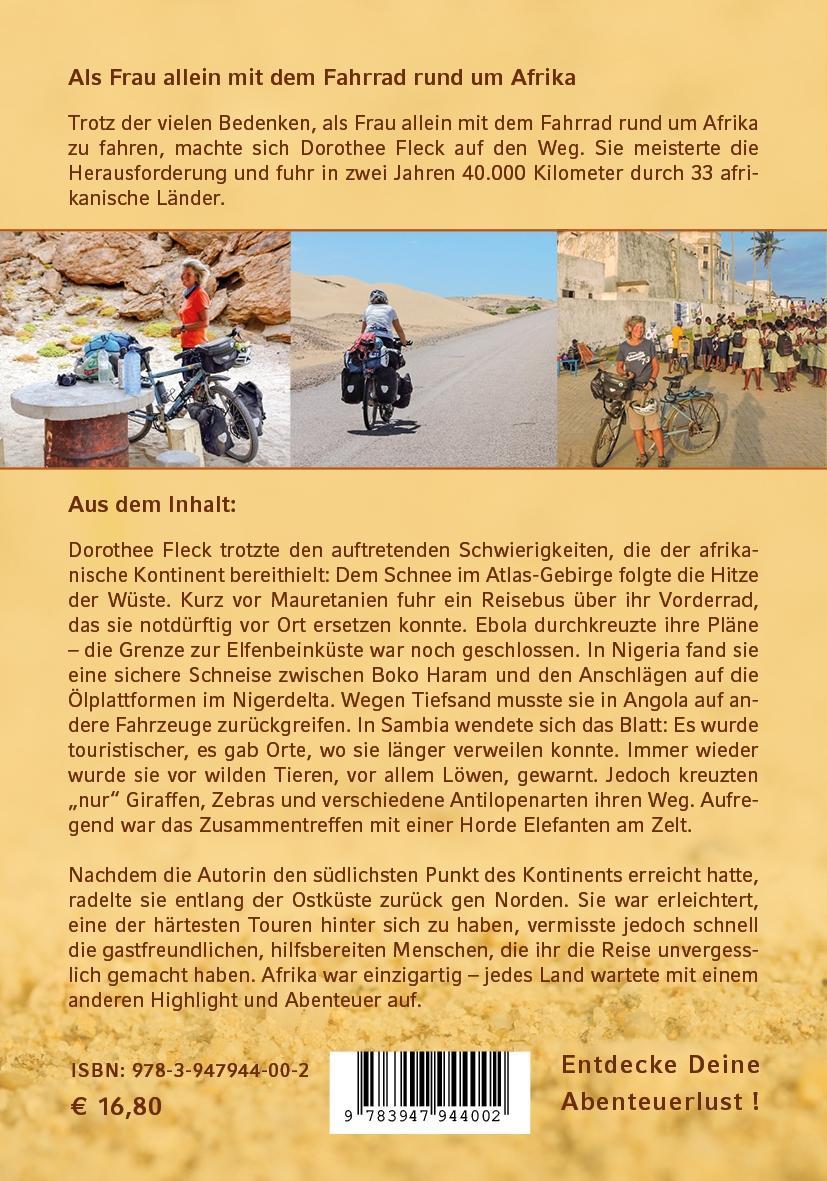 Beispielinhalt (Bild) Als Frau allein mit dem Fahrrad rund um Afrika