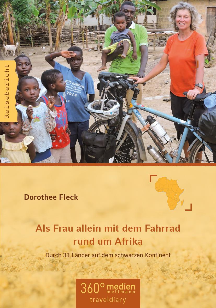 Vorderes Coverbild Als Frau allein mit dem Fahrrad rund um Afrika