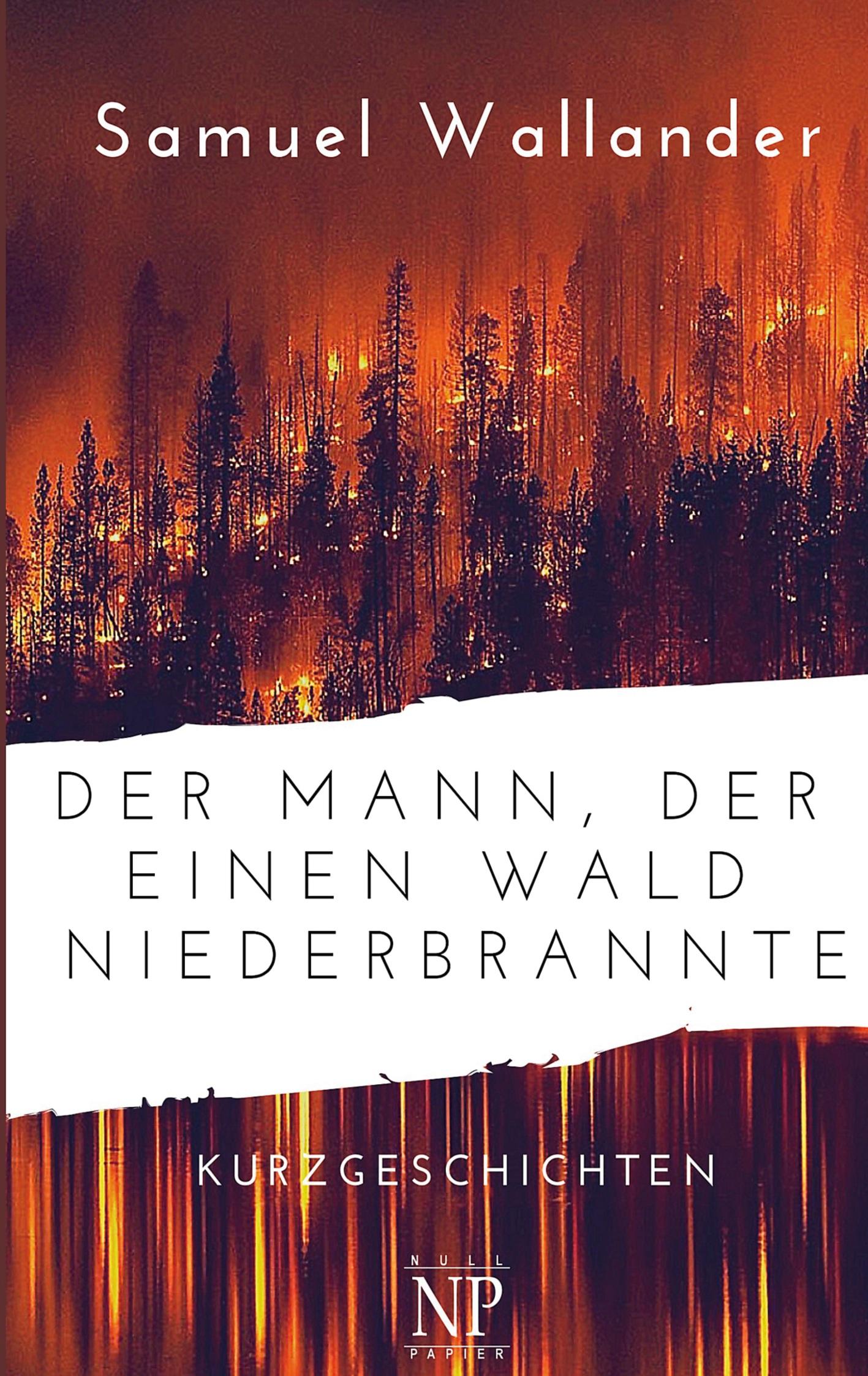 Vorderes Coverbild Der Mann, der einen Wald niederbrannte