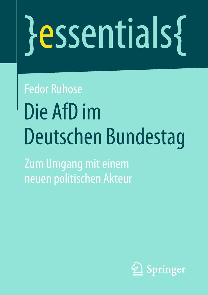 Vorderes Coverbild Die AfD im Deutschen Bundestag