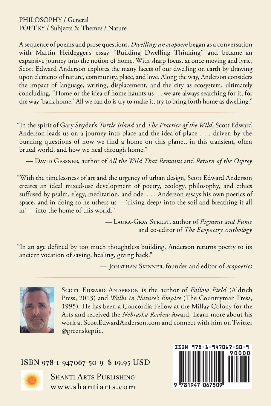 Rückseitencover Dwelling: an ecopoem