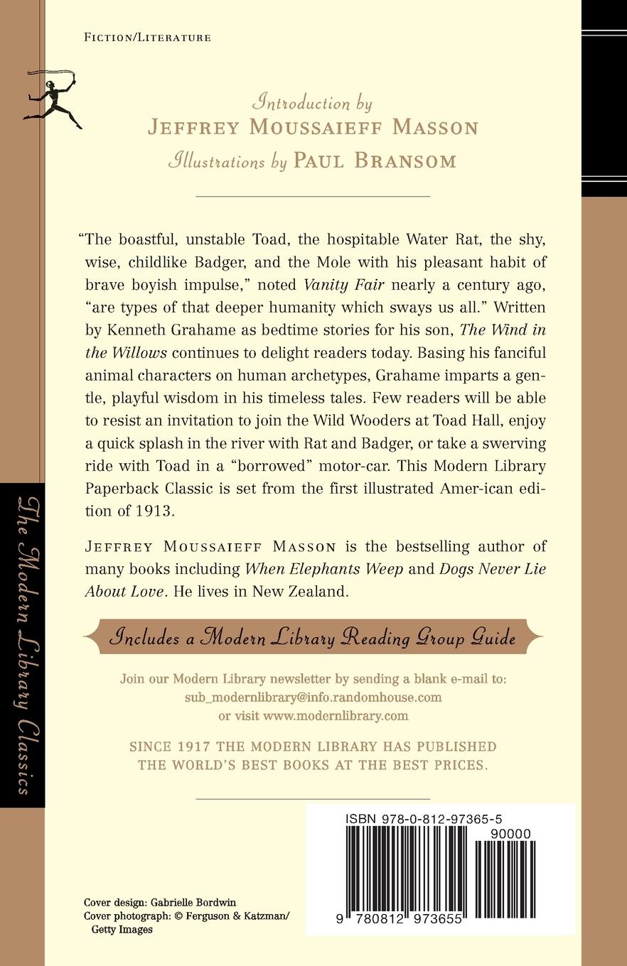 Rückseitencover The Wind in the Willows