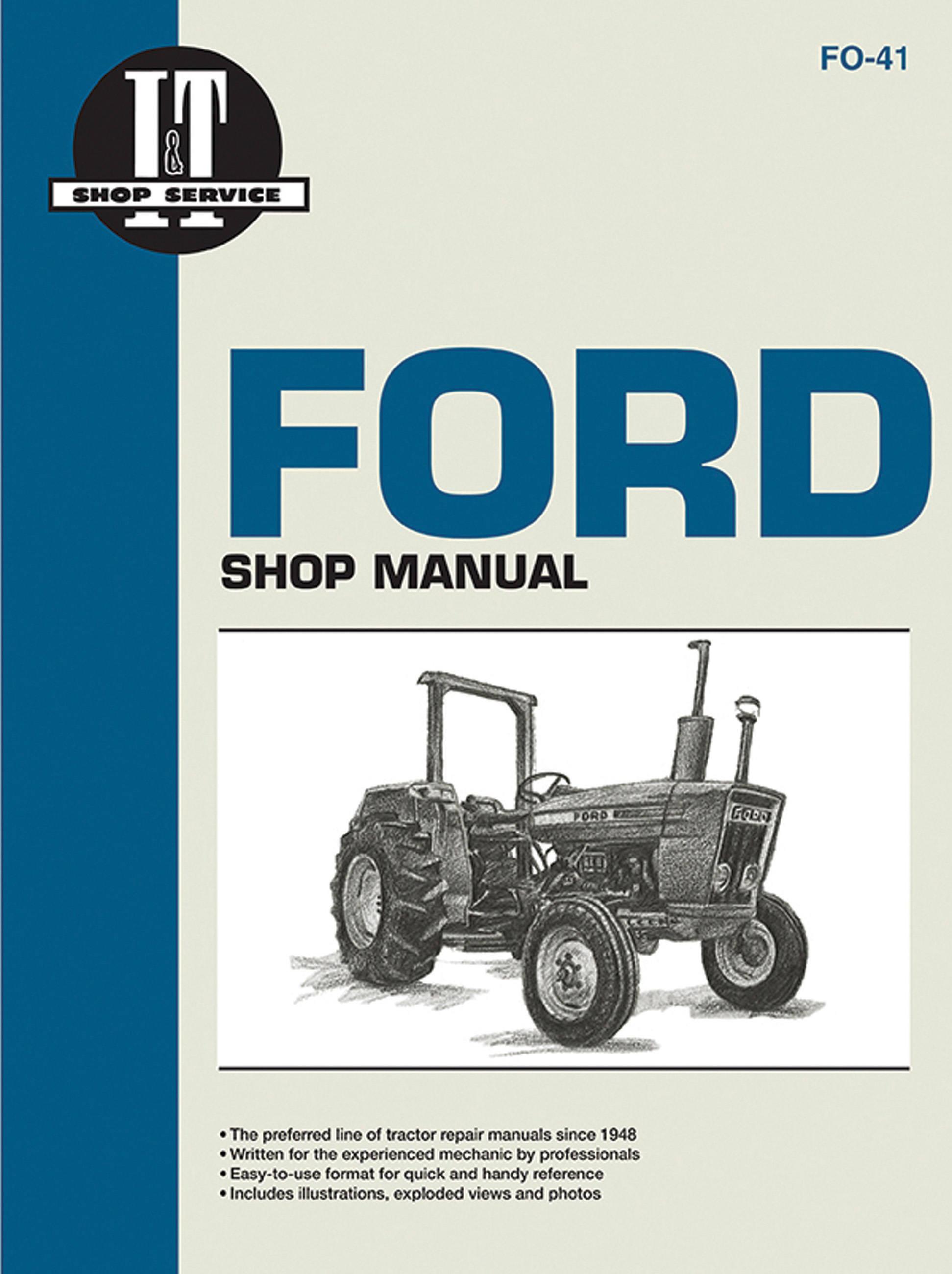 Vorderes Coverbild Ford Model 2310-4610SU Tractor Service Repair Manual