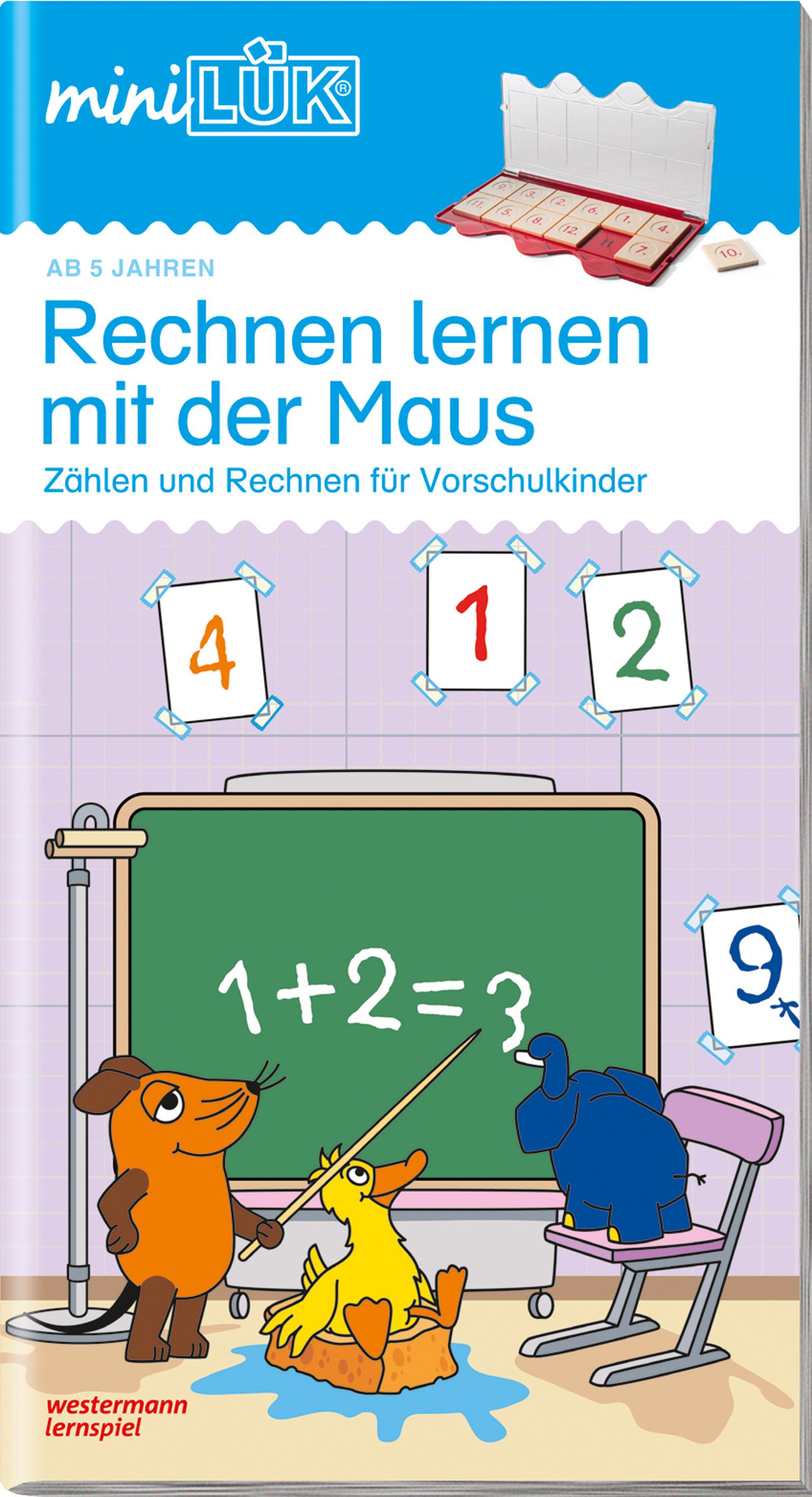 Vorderes Coverbild miniLÜK. Rechnen lernen mit der Maus 1