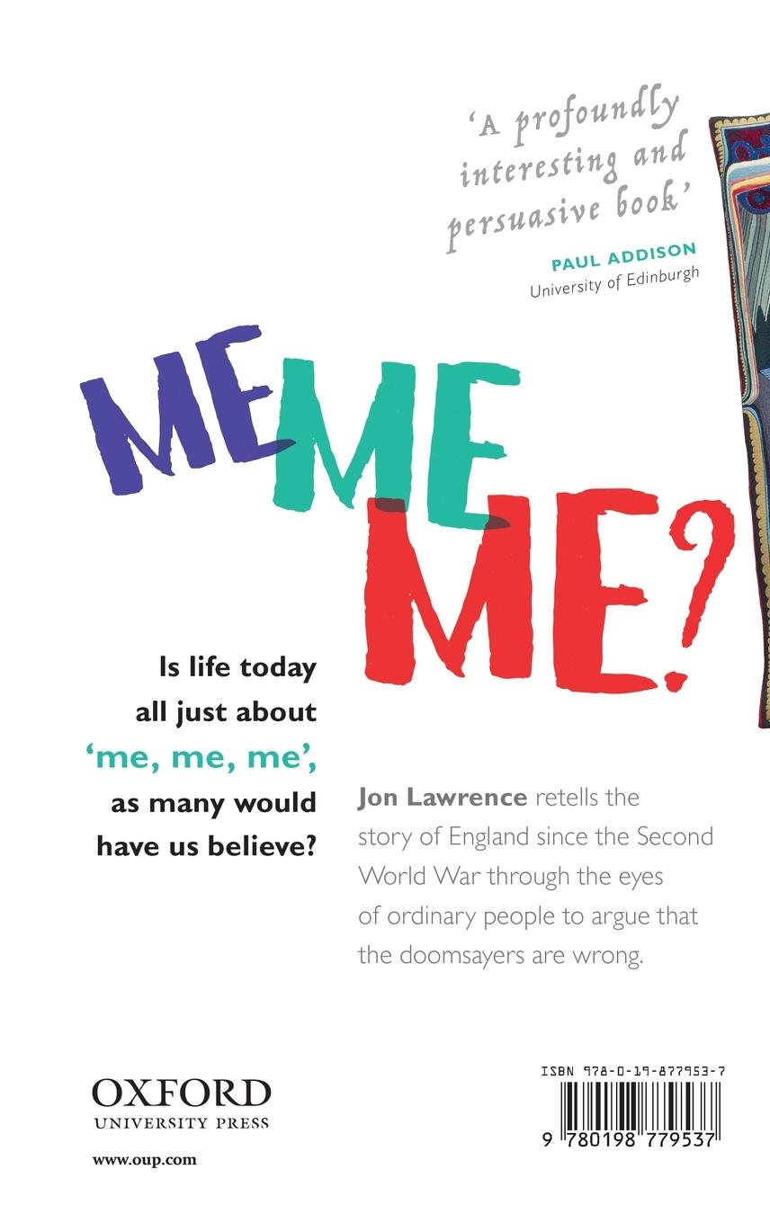 Rückseitencover Me, Me, Me