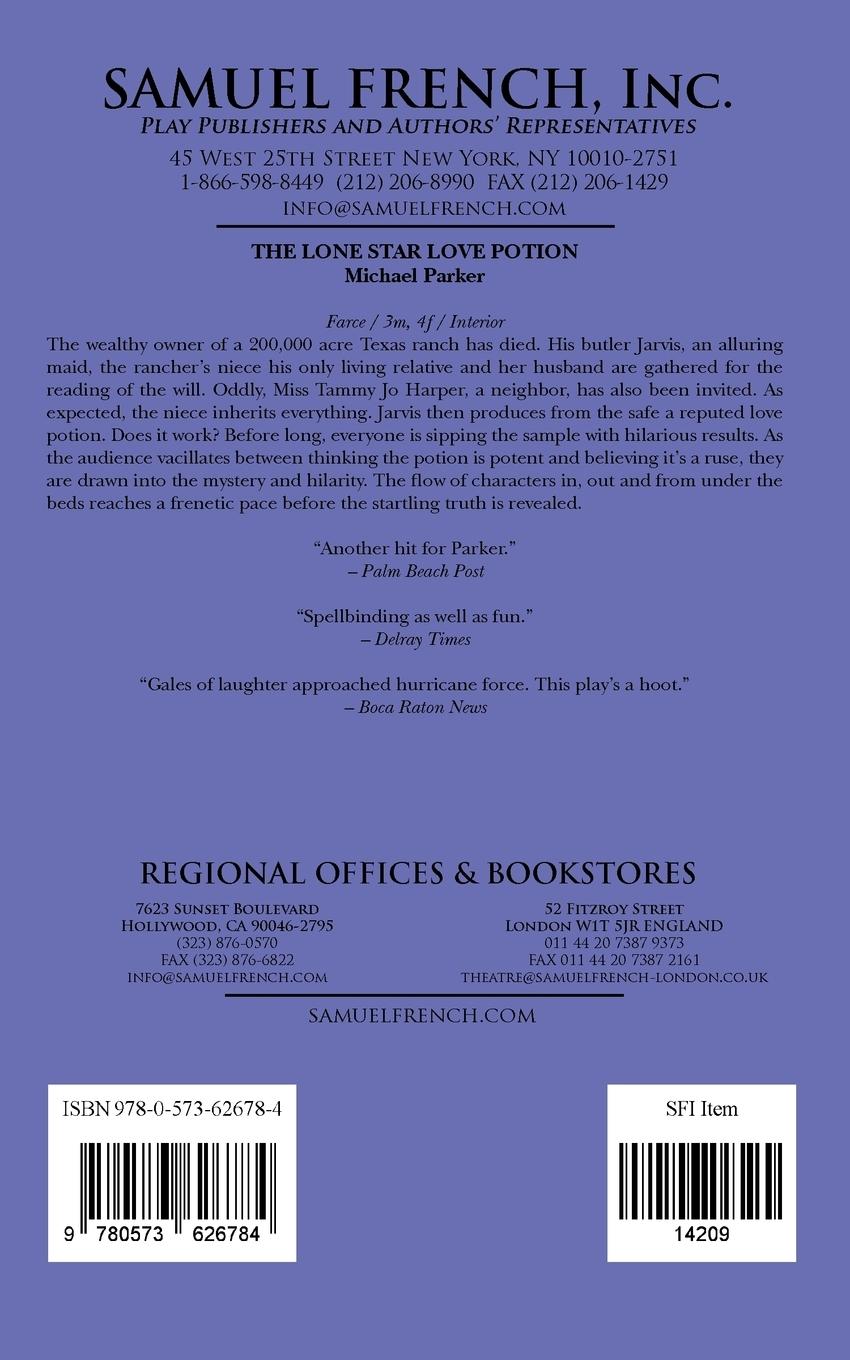 Rückseitencover The Lone Star Love Potion