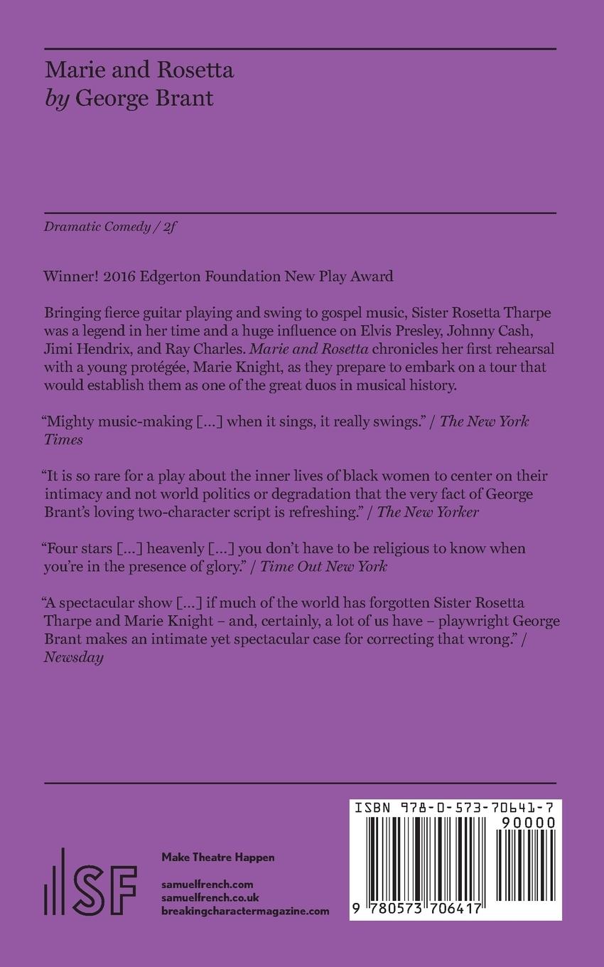 Rückseitencover Marie and Rosetta