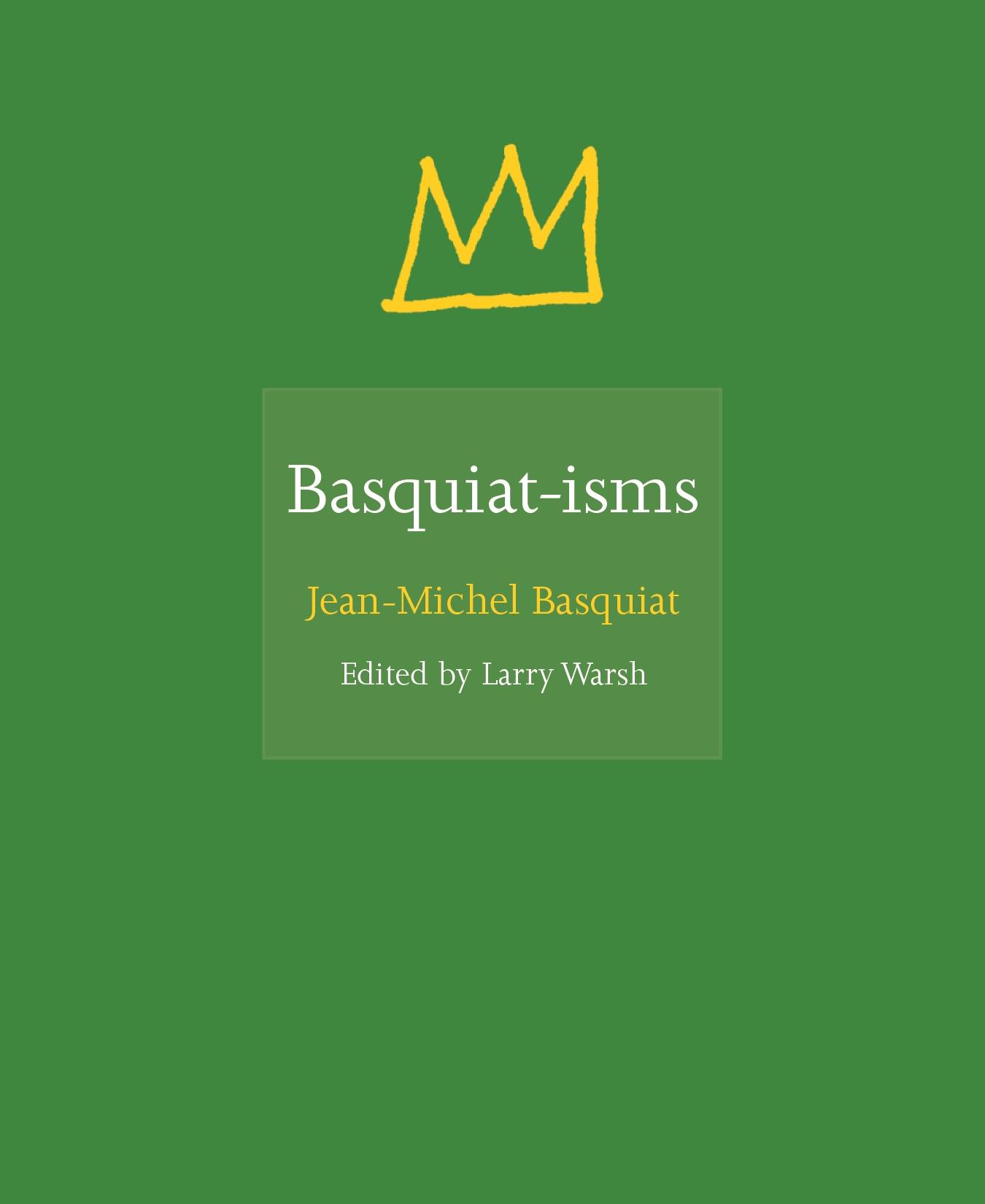 Vorderes Coverbild Basquiat-Isms