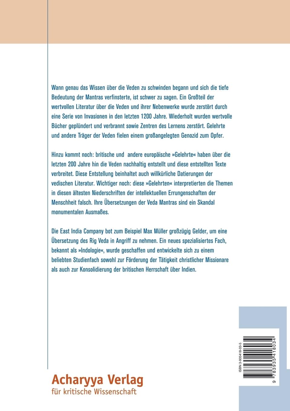 Rückseitencover Vor dem Beginn und nach dem Ende