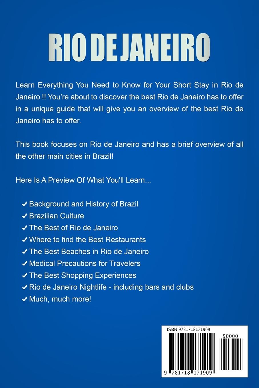 Rückseitencover Rio de Janeiro