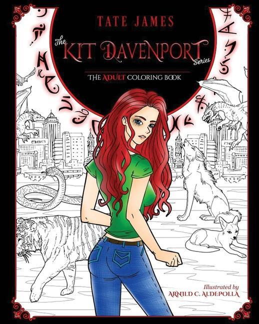 Vorderes Coverbild Kit Davenport: The Adult Coloring Book