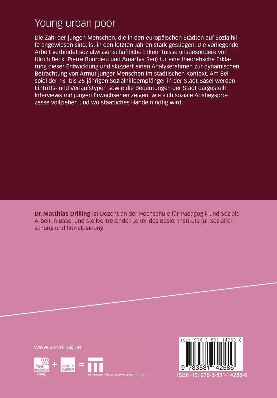 Rückseitencover Young urban poor