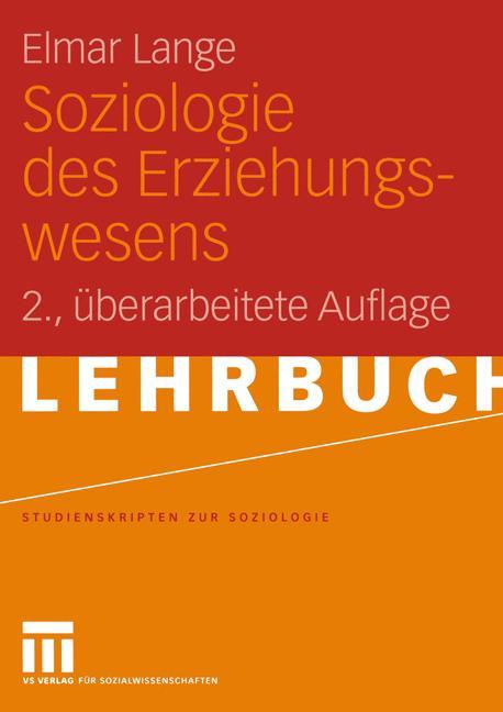 Vorderes Coverbild Soziologie des Erziehungswesens