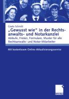 Vorderes Coverbild "Gewusst wie" in der Rechtsanwalts- und Notarkanzlei