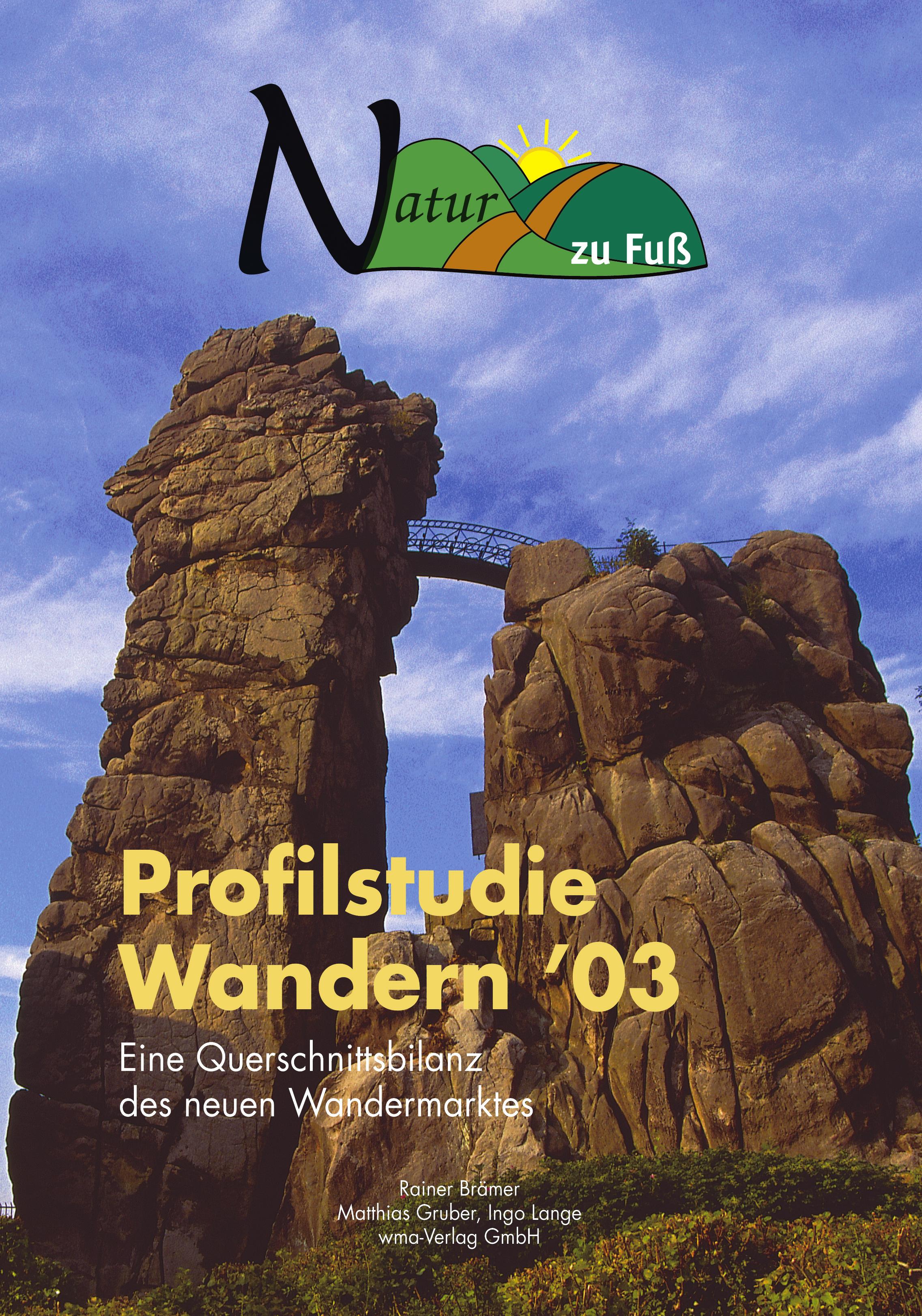 Vorderes Coverbild Profilstudie Wandern '03