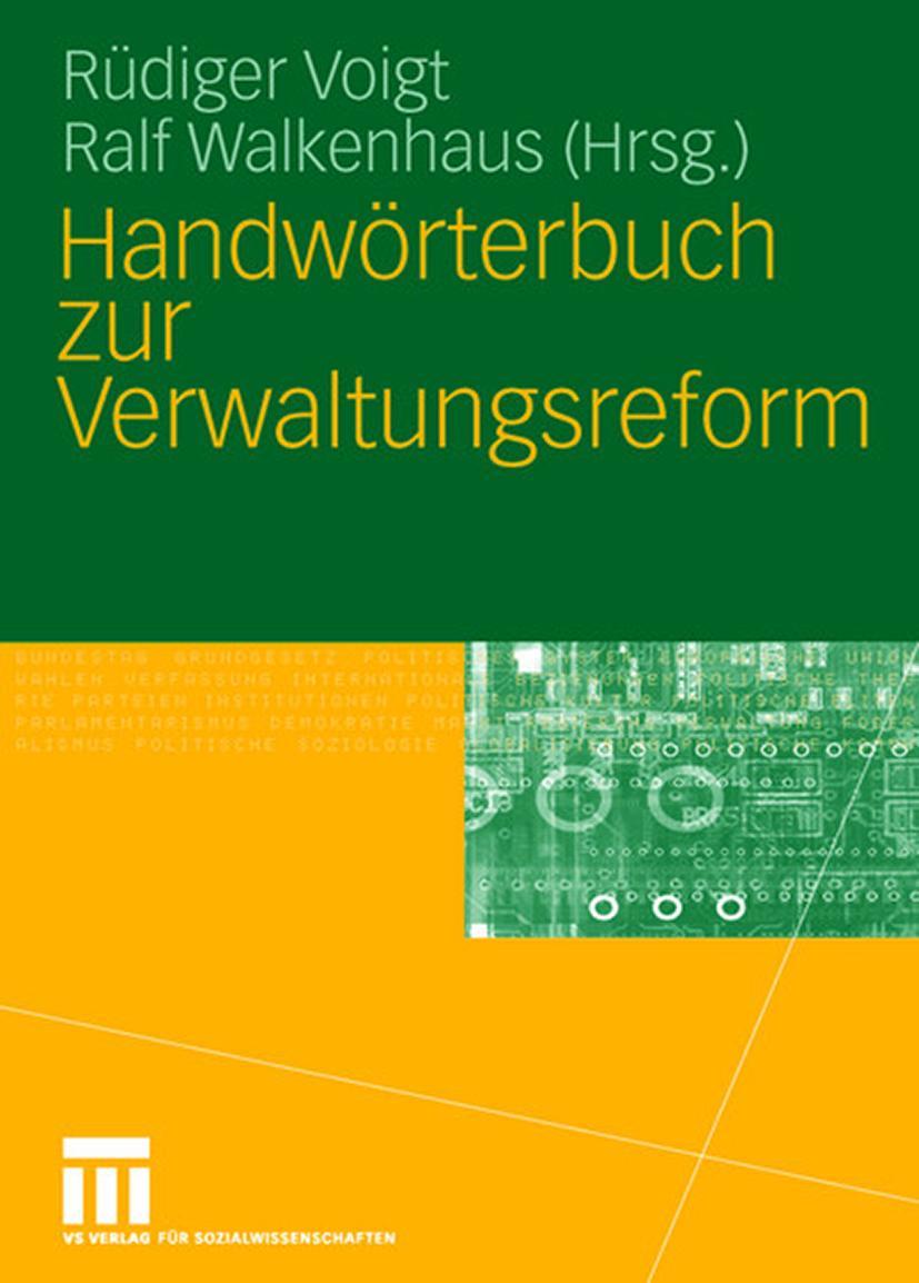 Vorderes Coverbild Handwörterbuch zur Verwaltungsreform