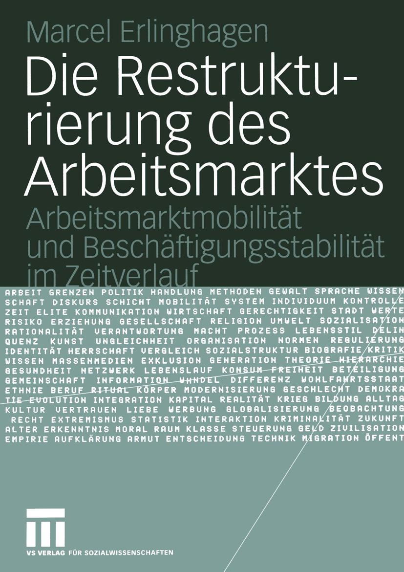 Vorderes Coverbild Die Restrukturierung des Arbeitsmarktes