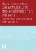 Vorderes Coverbild Die Entwicklung des soziologischen Wissens