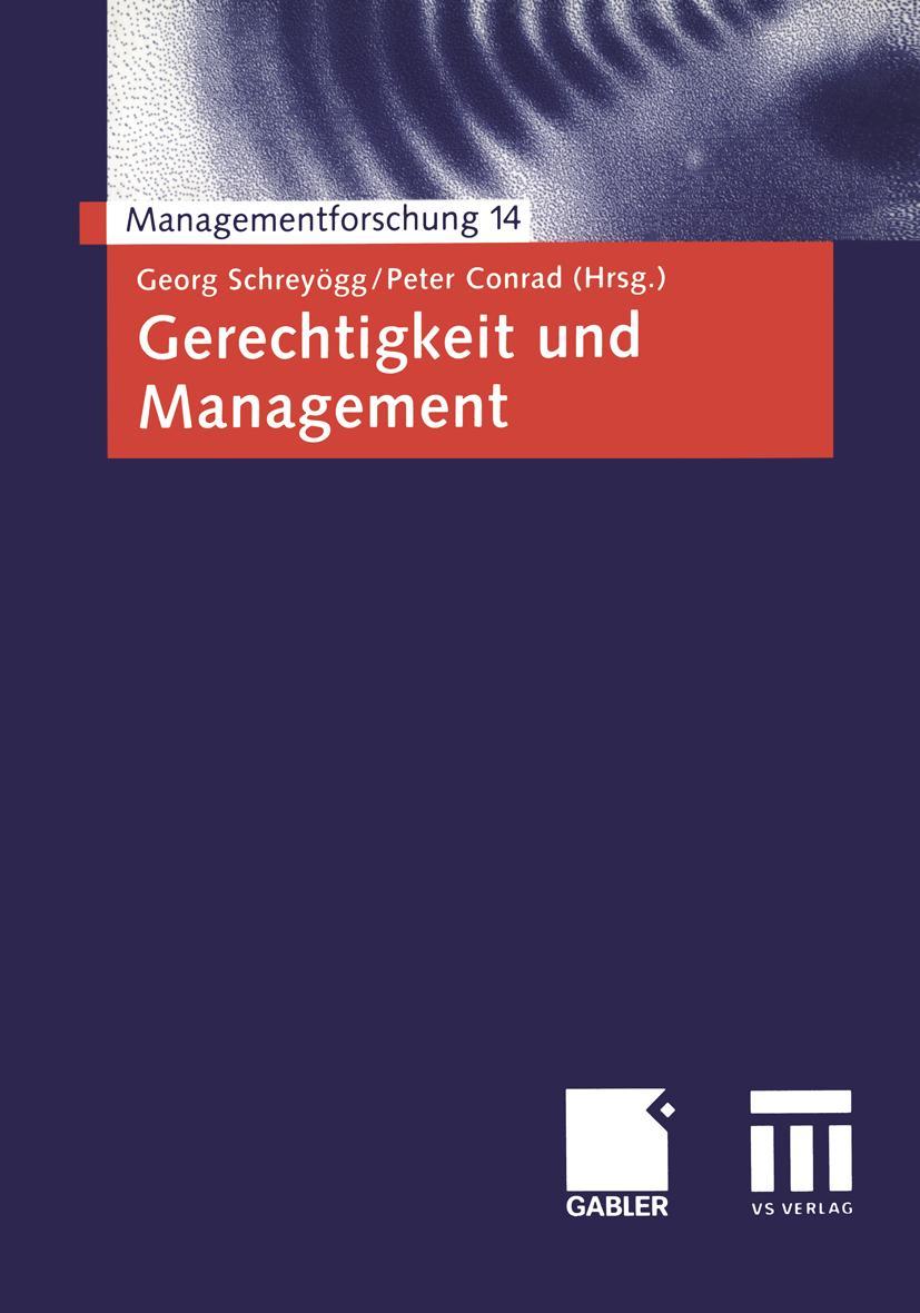 Vorderes Coverbild Gerechtigkeit und Management