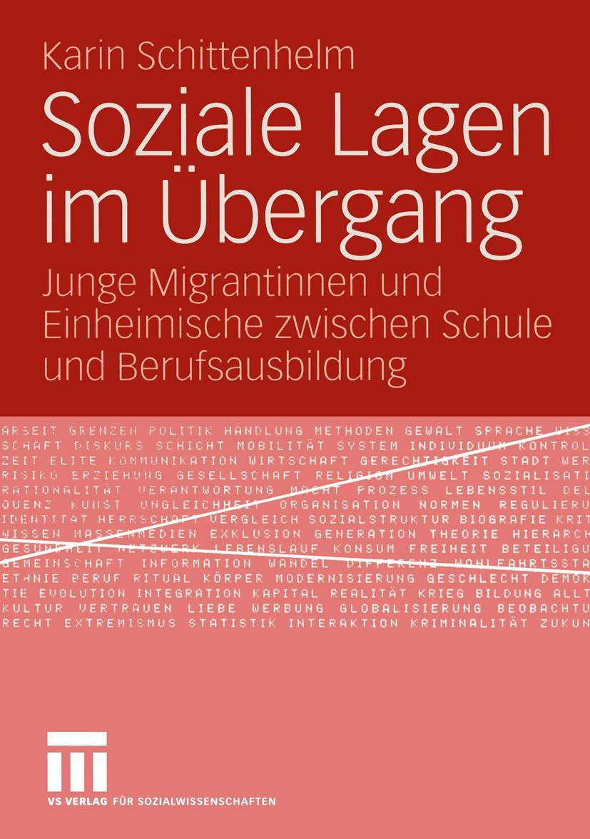Vorderes Coverbild Soziale Lagen im Übergang