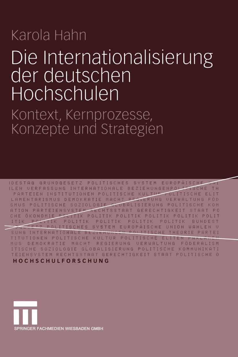 Vorderes Coverbild Die Internationalisierung der deutschen Hochschulen