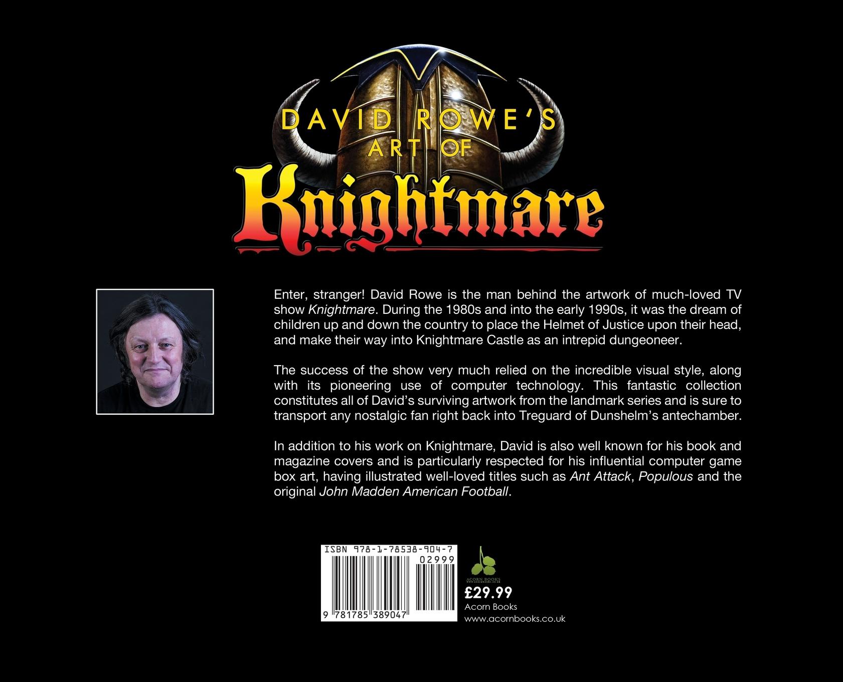 Rückseitencover David Rowe's Art of Knightmare