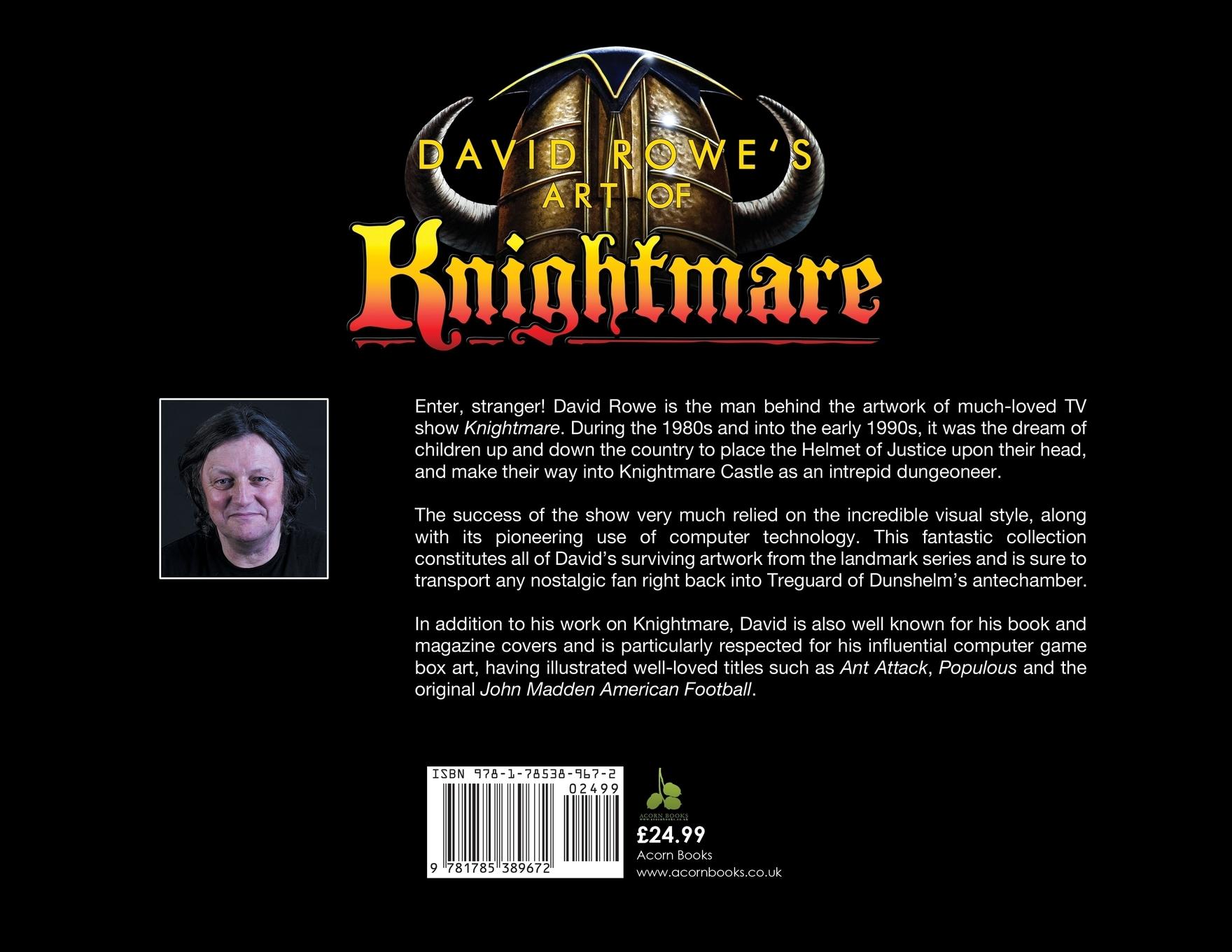 Rückseitencover David Rowe's Art of Knightmare