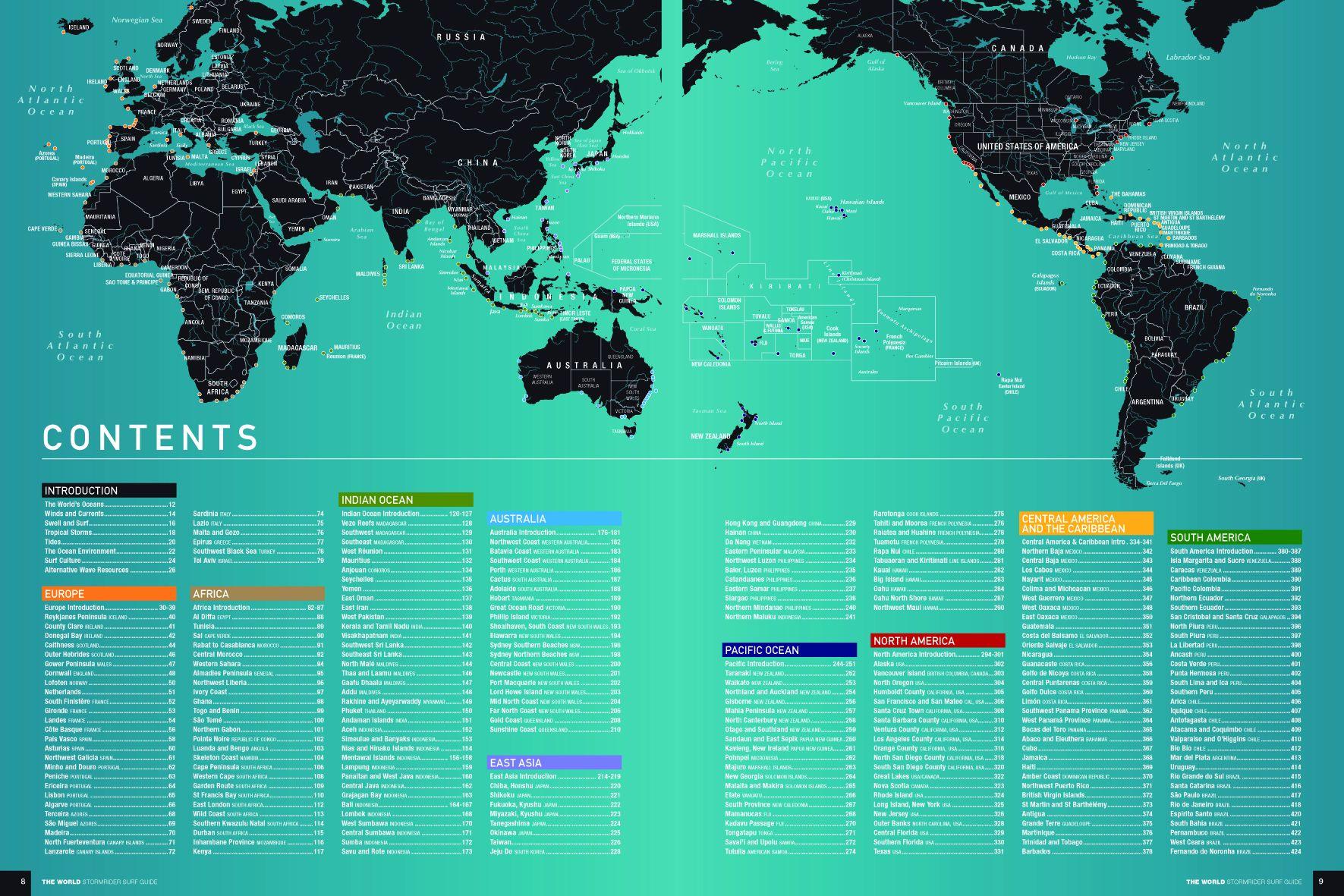 Beispielinhalt (Bild) The World Stormrider Surf Guide
