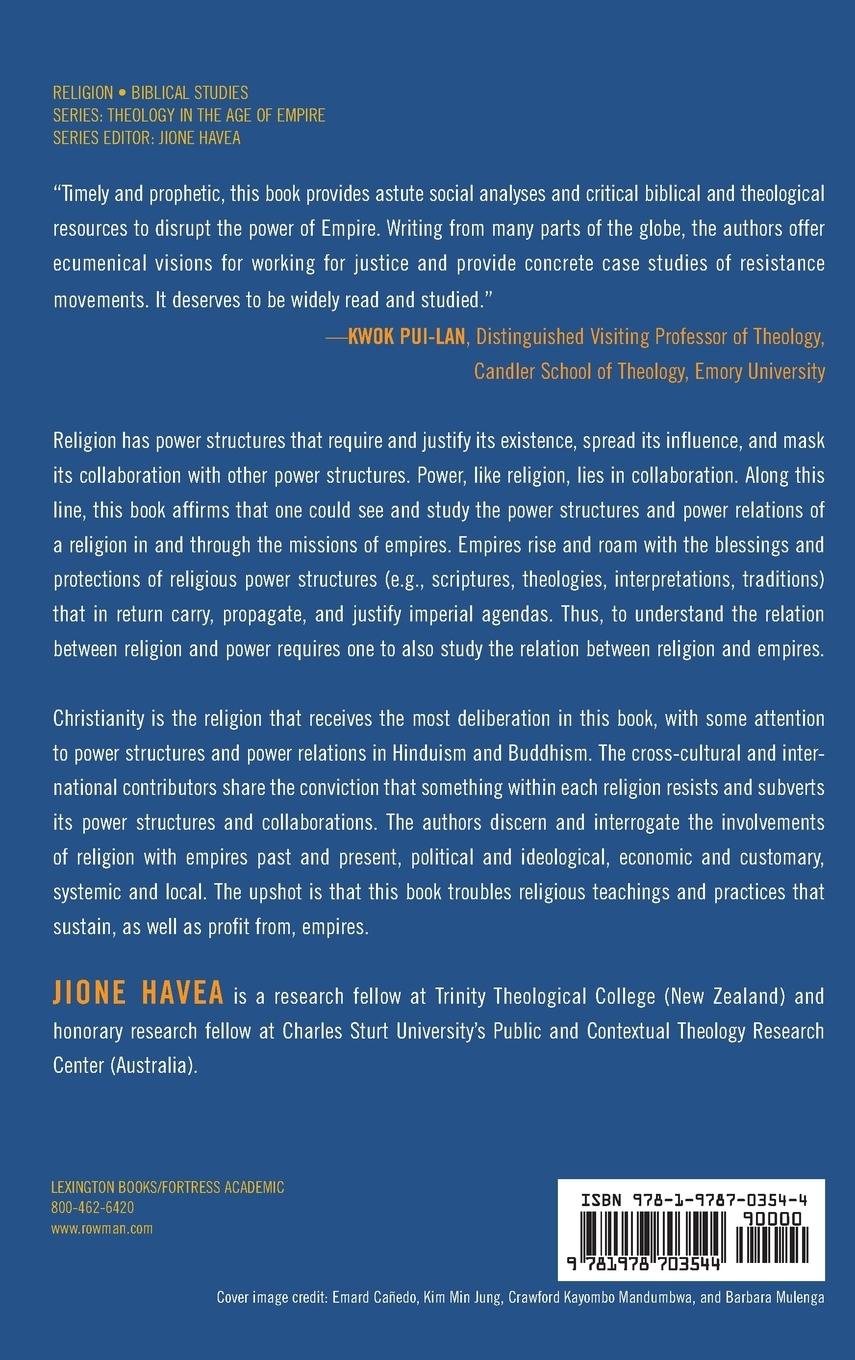 Rückseitencover Religion and Power