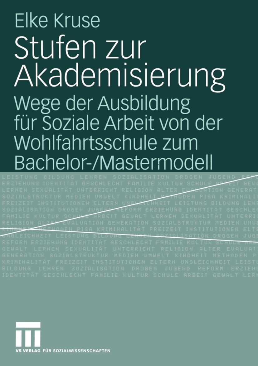 Vorderes Coverbild Stufen zur Akademisierung