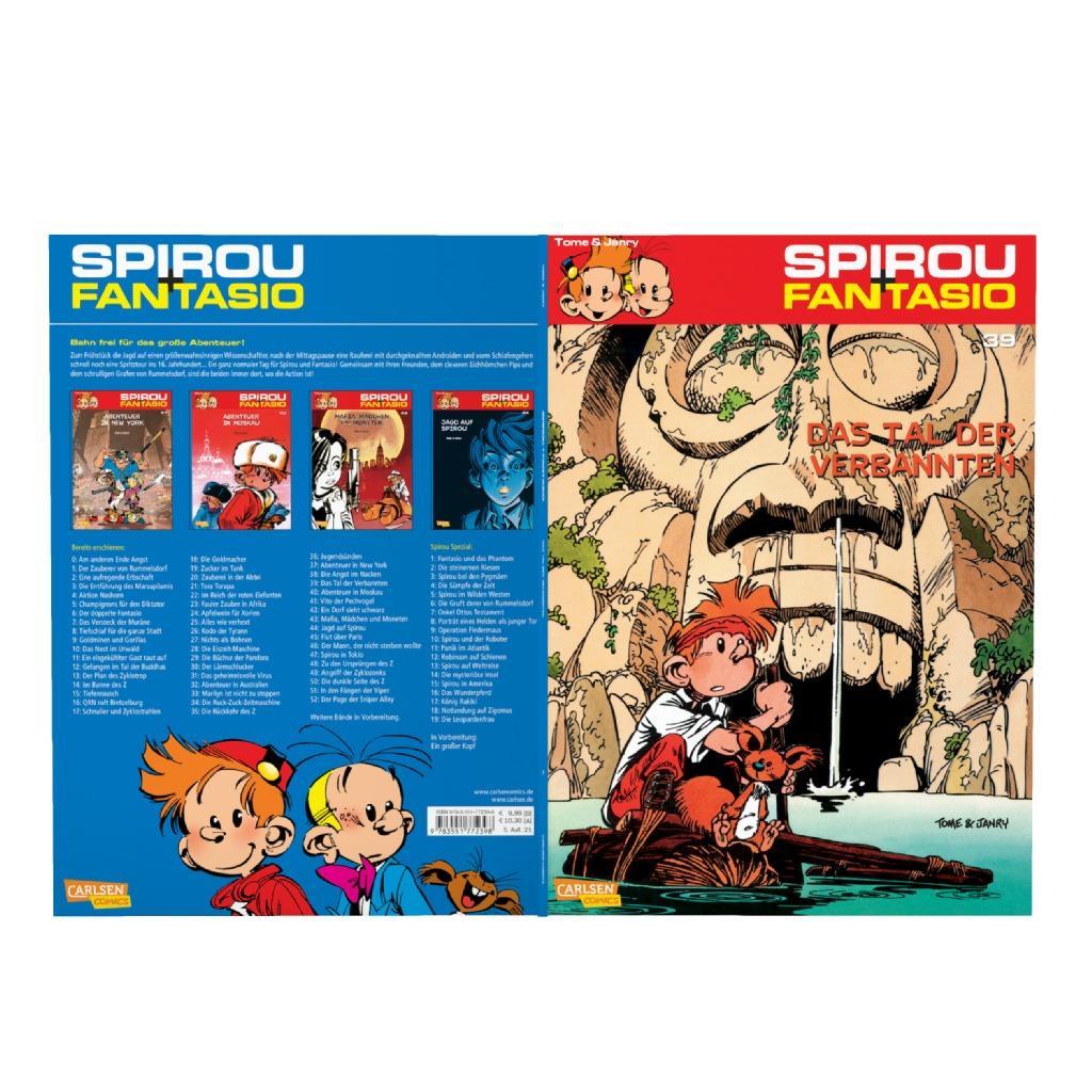Beispielinhalt (Bild) Spirou & Fantasio 39: Das Tal der Verbannten
