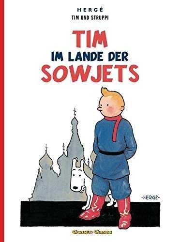 Vorderes Coverbild Tim und Struppi. Tim im Lande der Sowjets