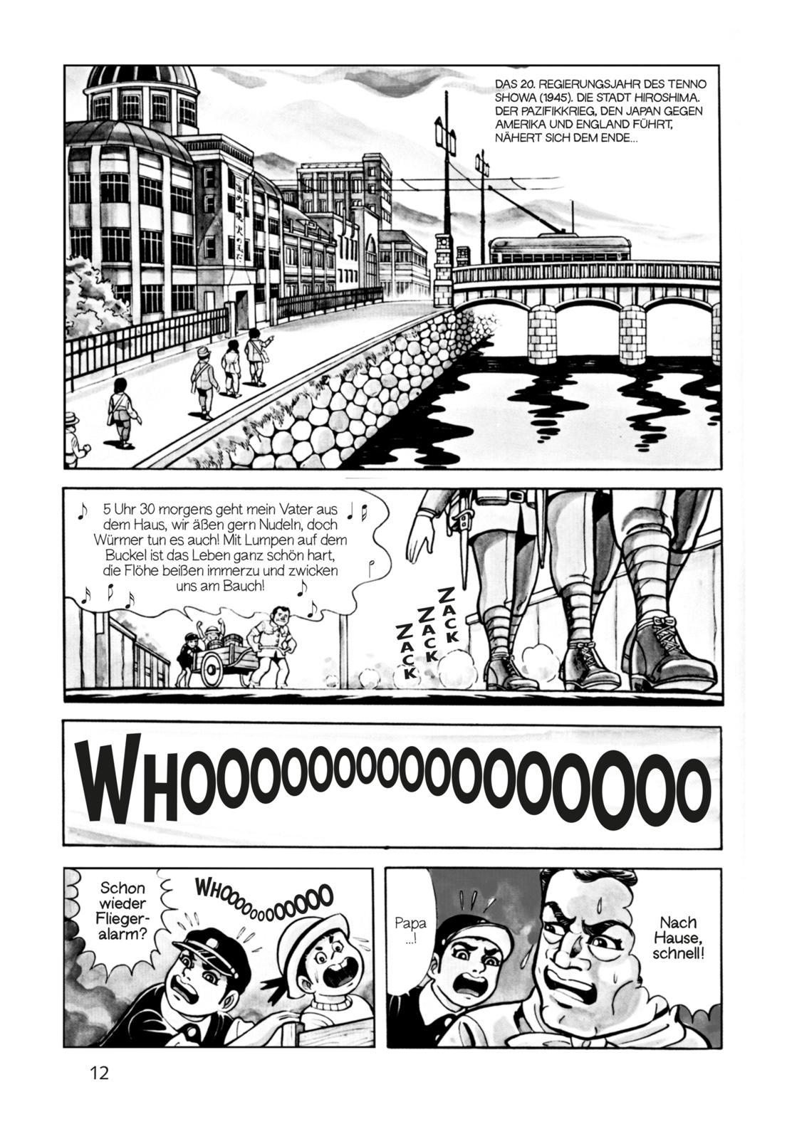 Beispielinhalt (Bild) Barfuß durch Hiroshima 01. Kinder des Krieges