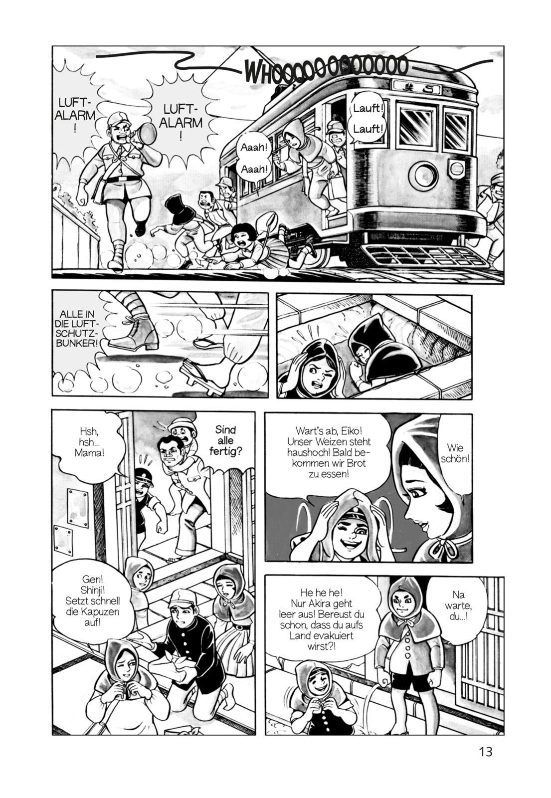 Beispielinhalt (Bild) Barfuß durch Hiroshima 01. Kinder des Krieges