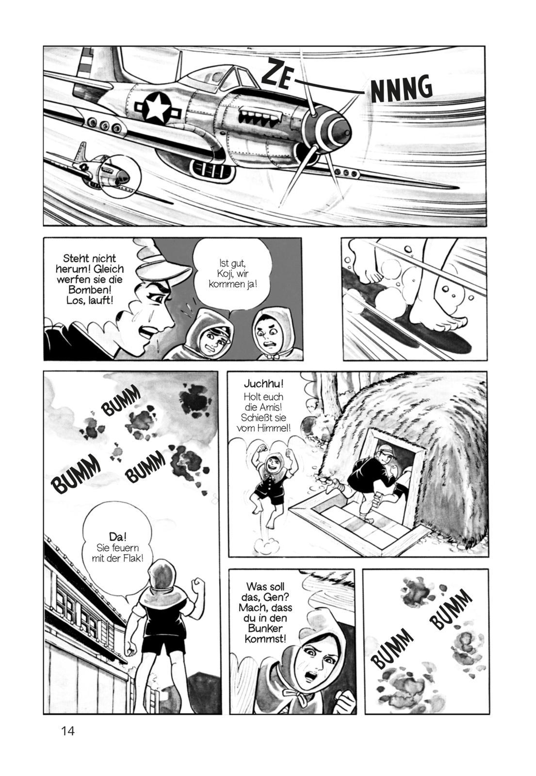 Beispielinhalt (Bild) Barfuß durch Hiroshima 01. Kinder des Krieges