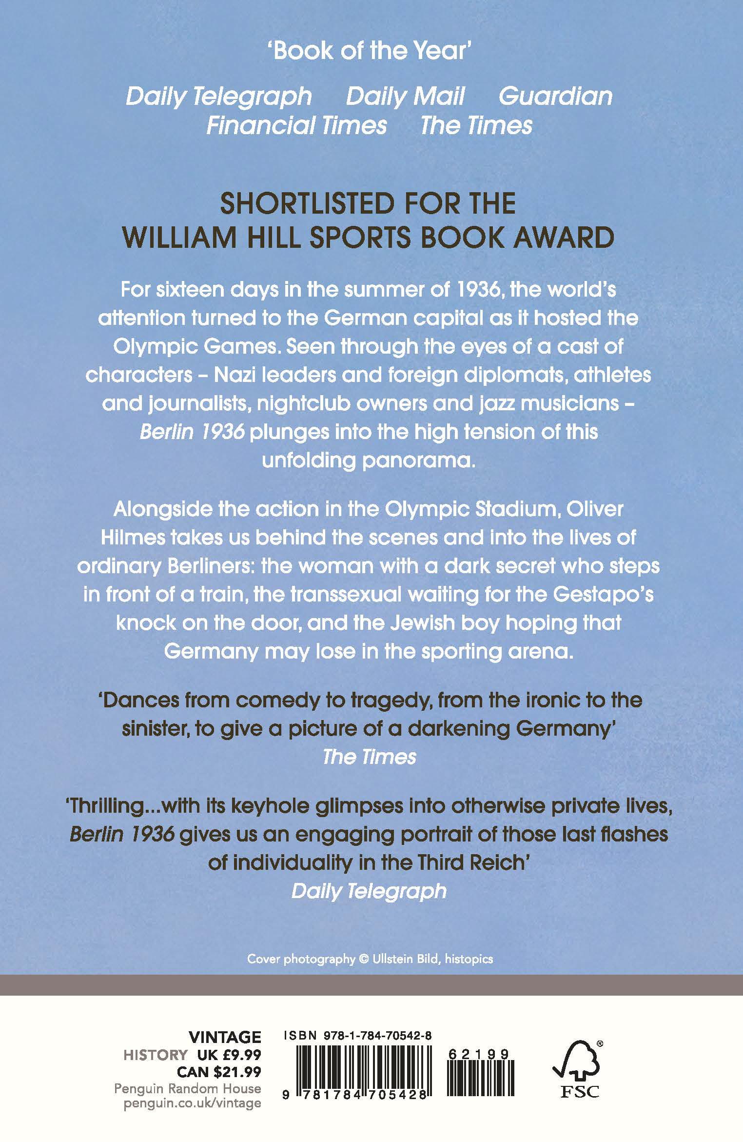 Rückseitencover Berlin 1936