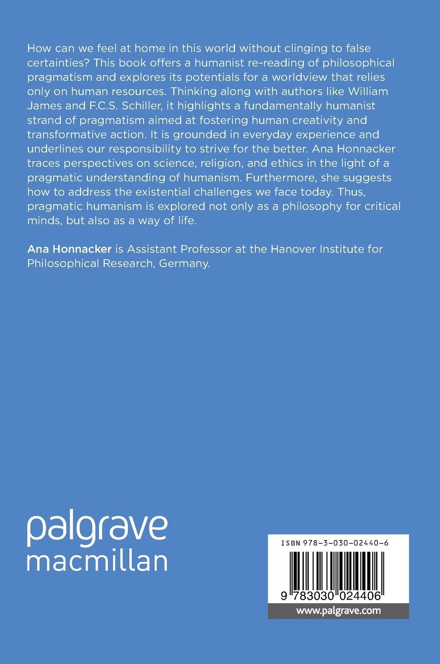 Rückseitencover Pragmatic Humanism Revisited