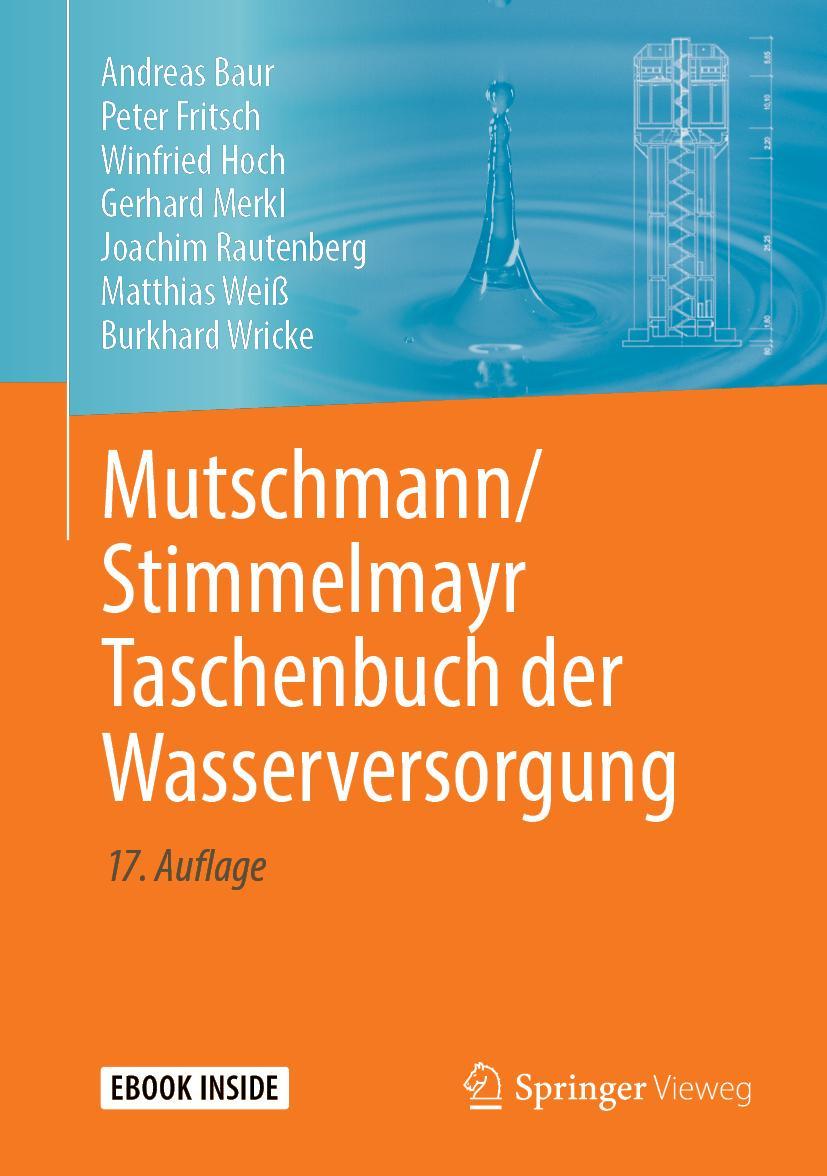 Vorderes Coverbild Mutschmann/Stimmelmayr Taschenbuch der Wasserversorgung