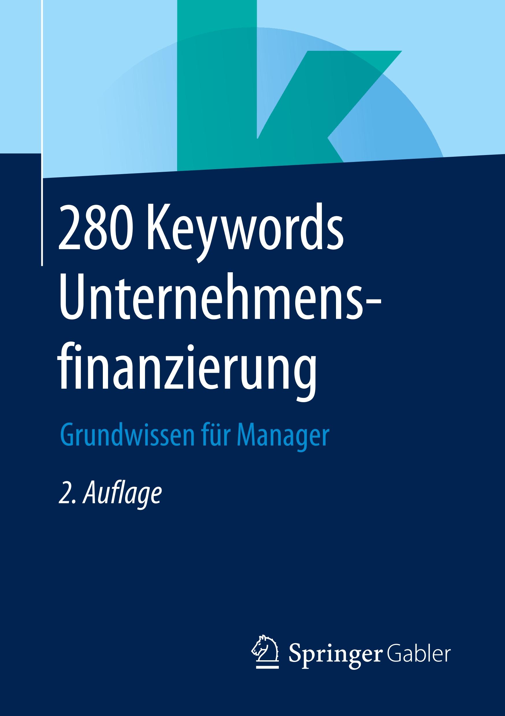 Vorderes Coverbild 280 Keywords Unternehmensfinanzierung