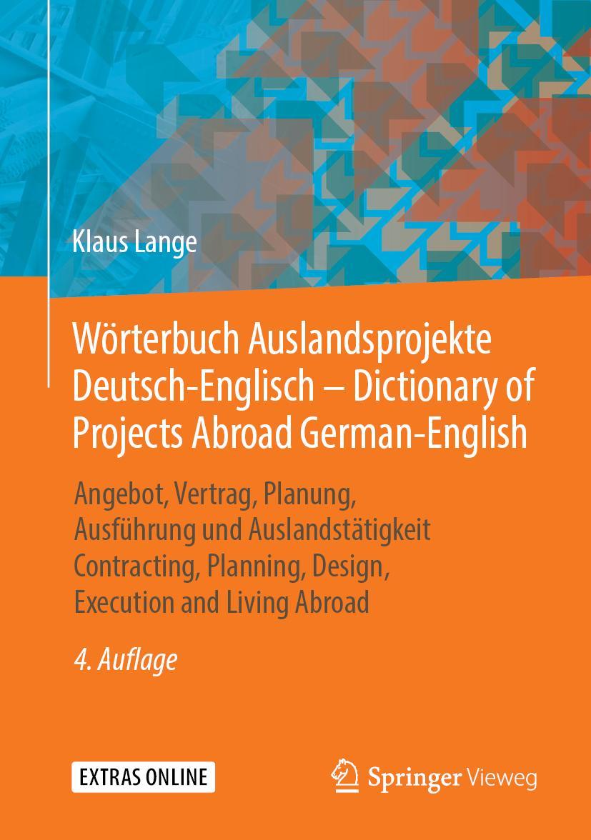Vorderes Coverbild Wörterbuch Auslandsprojekte Deutsch-Englisch - Dictionary of Projects Abroad German-English