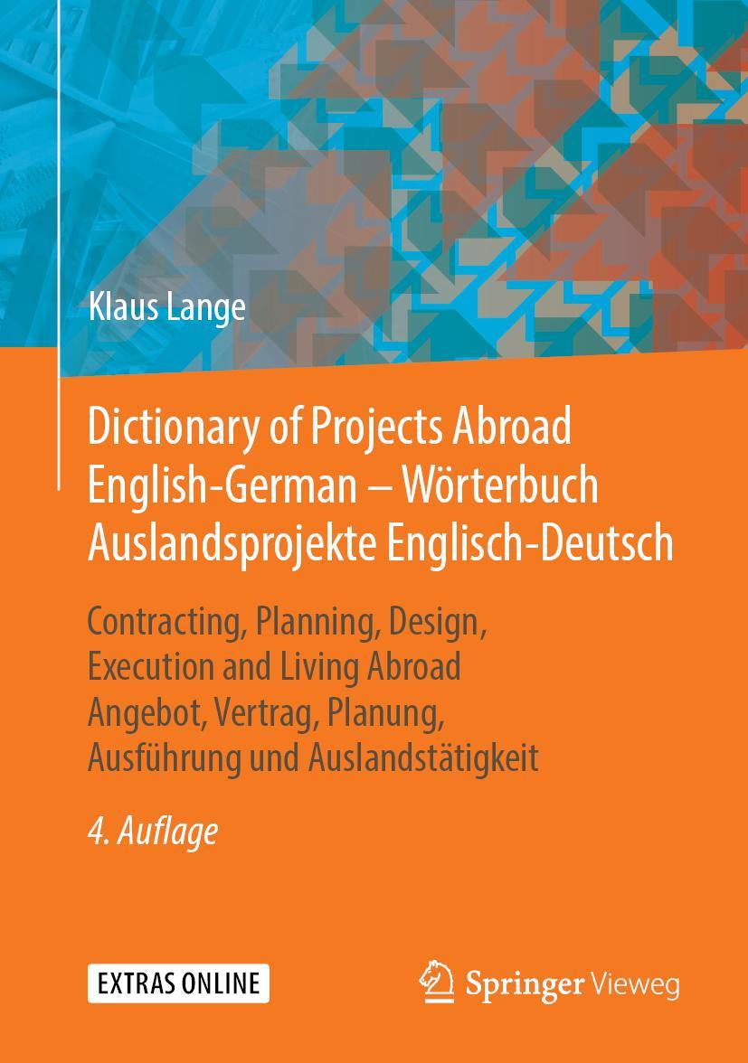 Vorderes Coverbild Dictionary of Projects Abroad English-German - Wörterbuch Auslandsprojekte Englisch-Deutsch