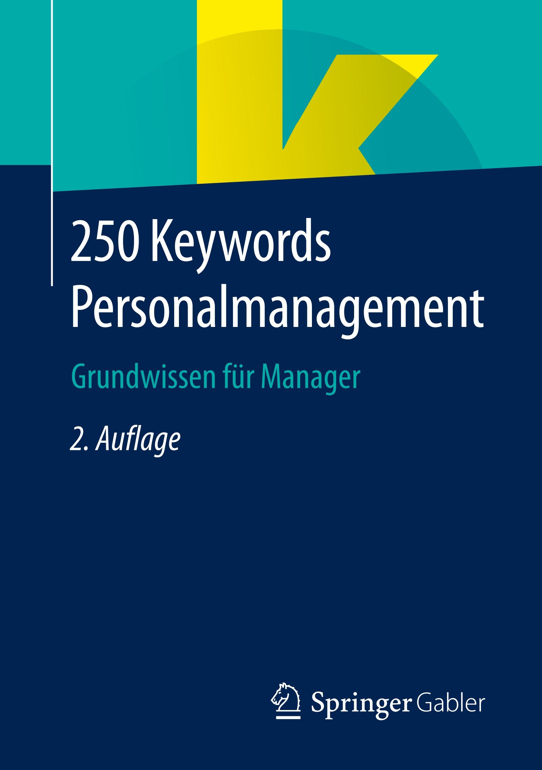 Vorderes Coverbild 250 Keywords Personalmanagement