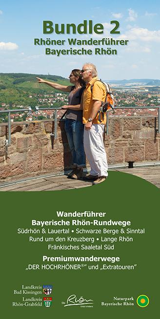 Vorderes Coverbild Bundle 2 Rhöner Wanderführer Bayerische Rhön