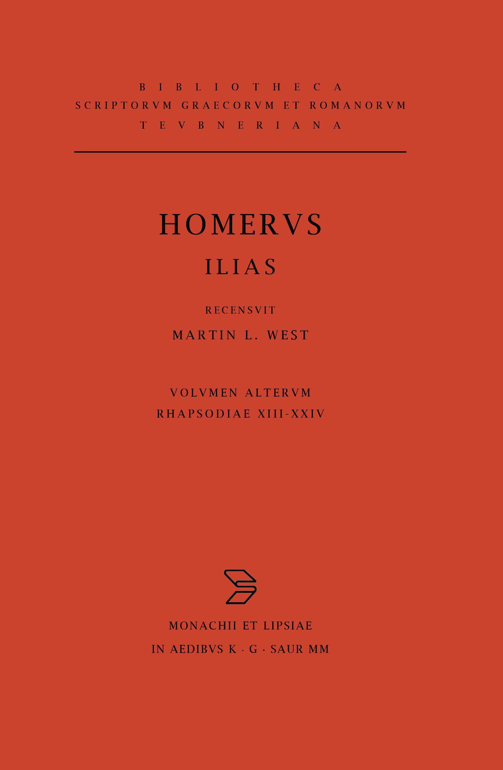 Vorderes Coverbild Rhapsodiae XIII-XXIV. Indices