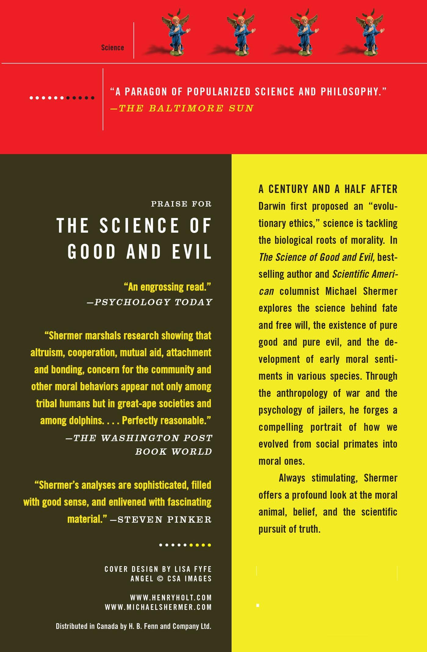 Rückseitencover The Science of Good and Evil