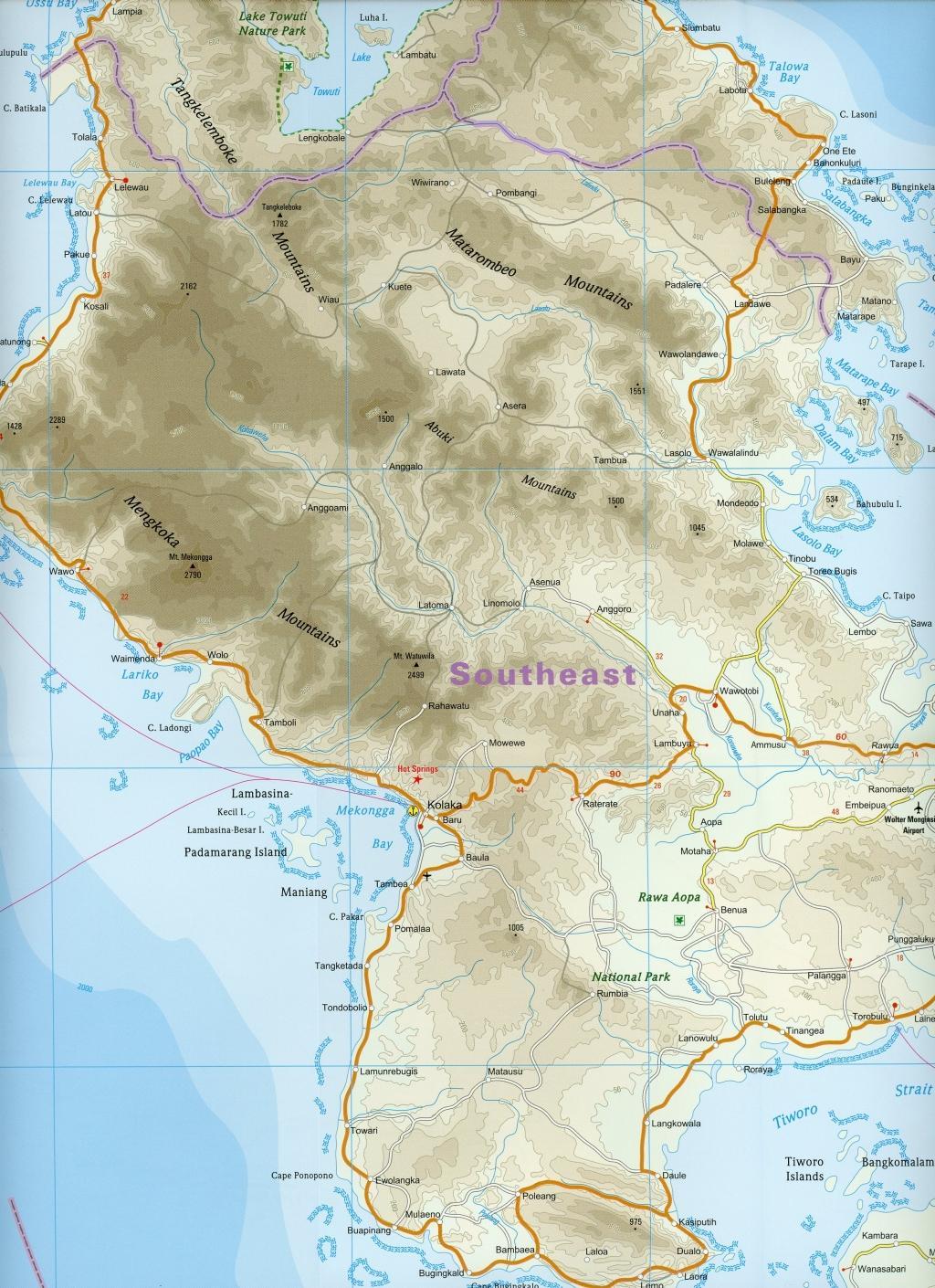 Beispielinhalt (Bild) Reise Know-How Landkarte Sulawesi 1:800.000 - Indonesien 4