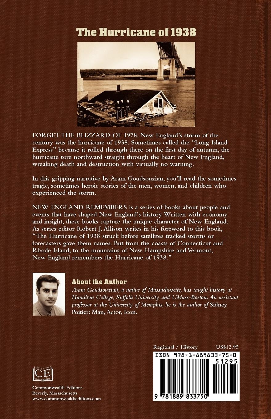 Rückseitencover The Hurricane of 1938