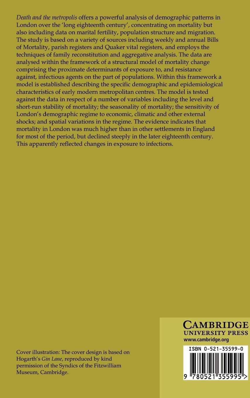 Rückseitencover Death and the Metropolis