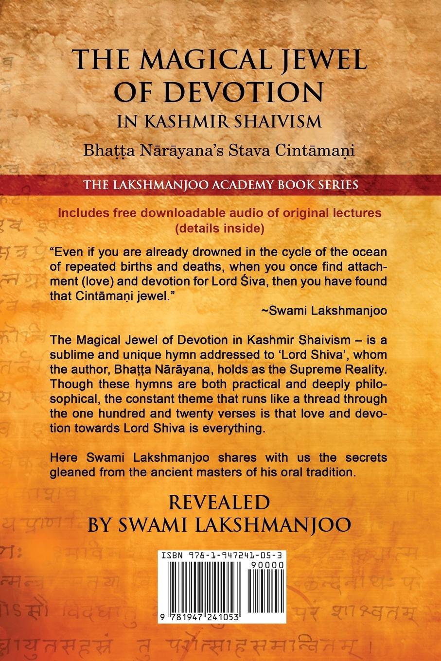 Rückseitencover The Magical Jewel of Devotion in Kashmir Shaivism